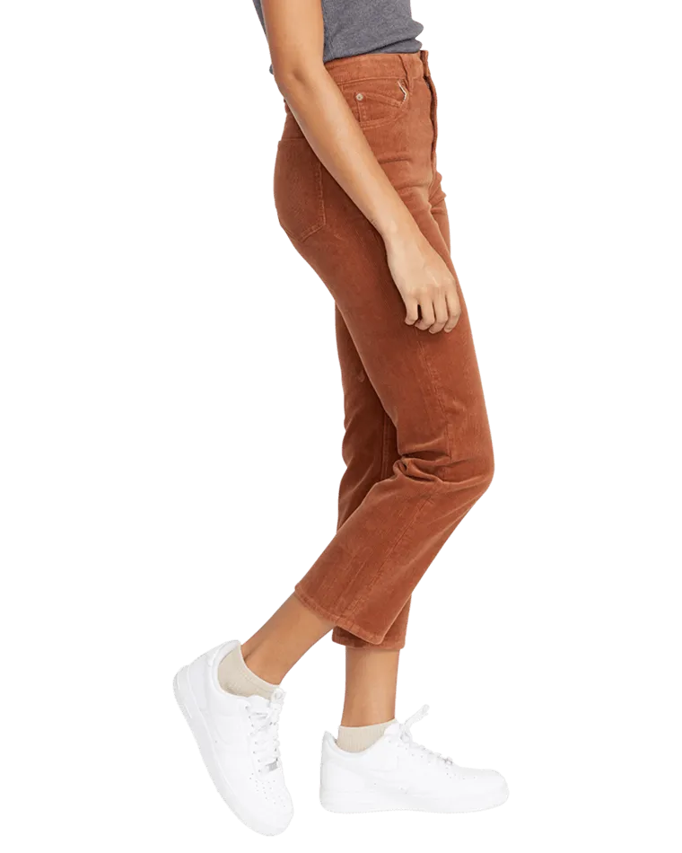 Stoned Straight Trousers in Nutmeg