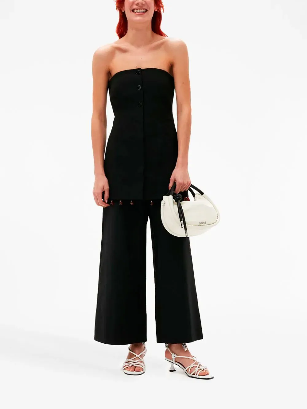 Straight-leg culotte trousers