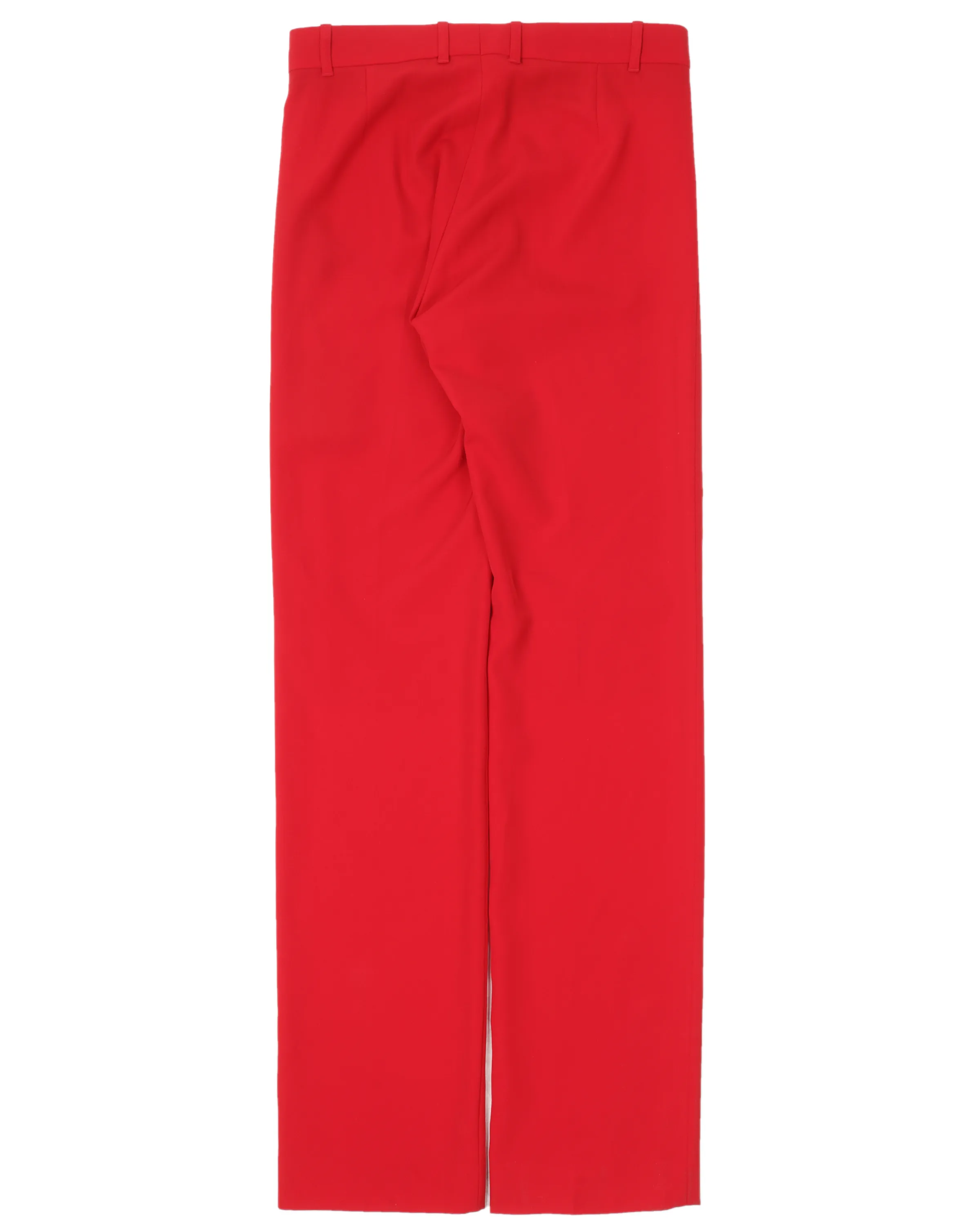 Straight-Leg Slack Trousers