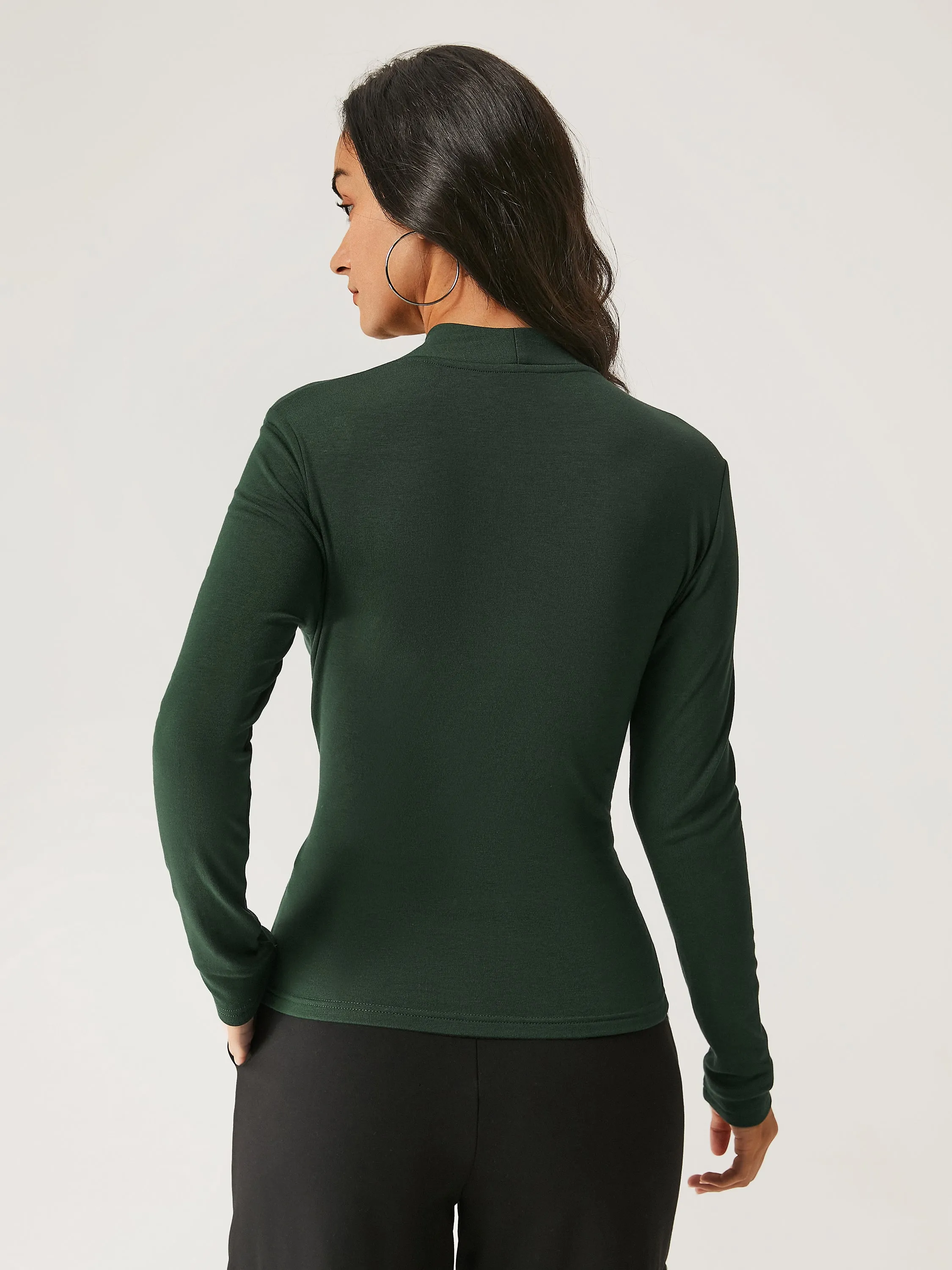 Thermal Surplice Long Sleeve Top