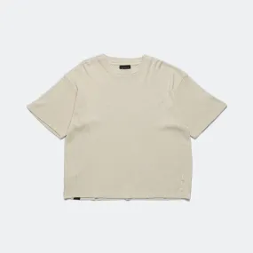 Waffle Boxy Tee - Bone