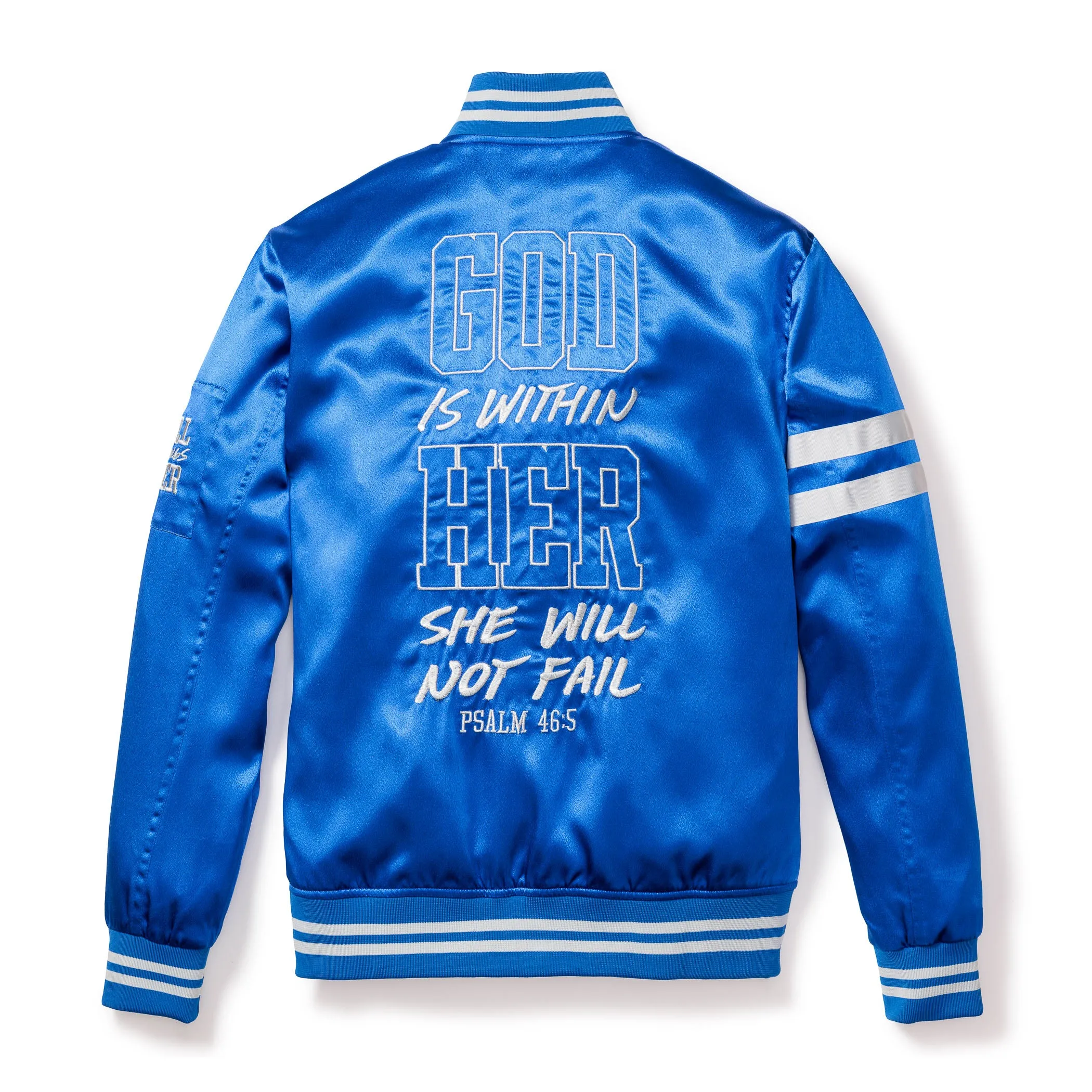 WITHIN HER - WOMEN'S BOMBER JACKET - ROYAL BLUE (Limited Edition)